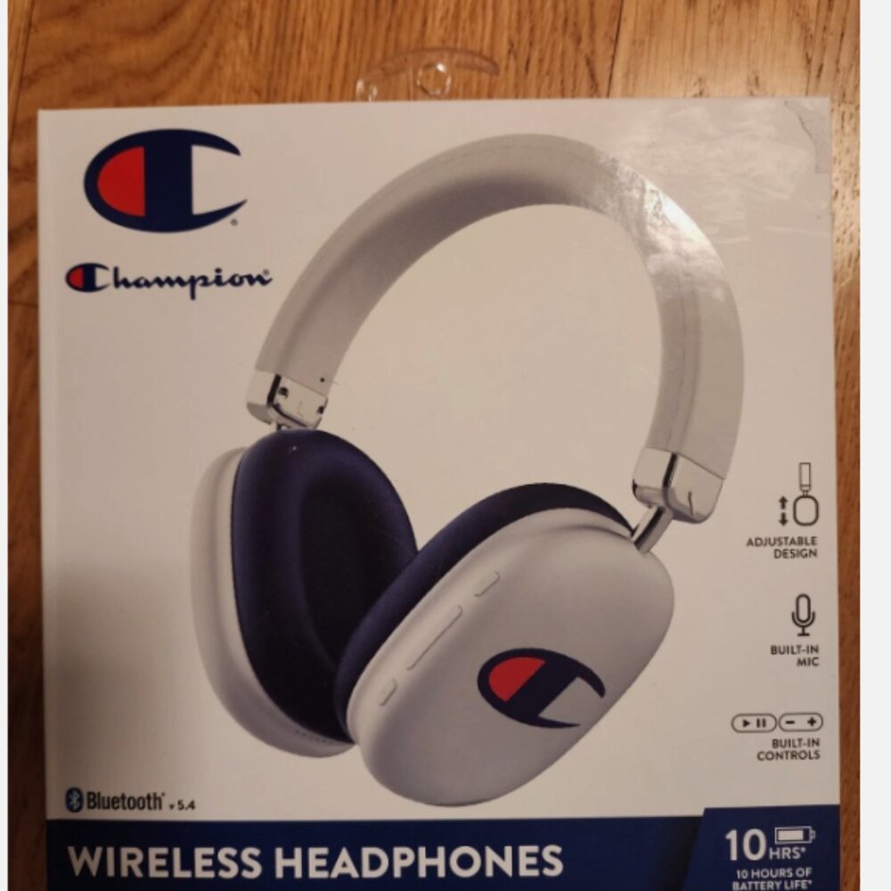 Champion Wireless Headphones Bluetooth 5.4 White NWT